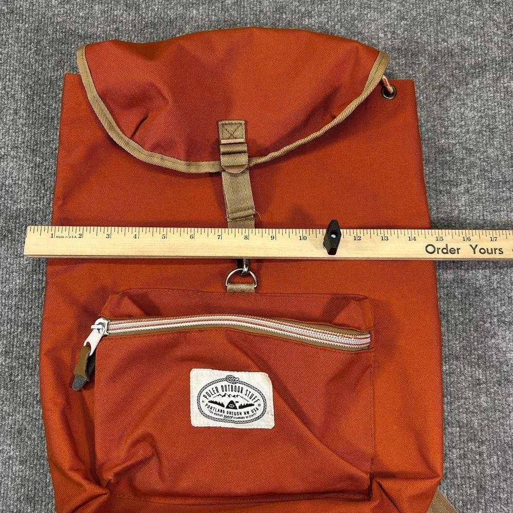 Poler Orange Backpack 18